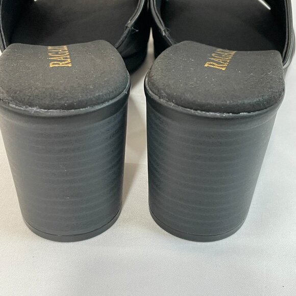 (NEW) RAGAZZA Made in Greece Open Slide Shoes, Black - 7.5/38 - Picture 4 of 10